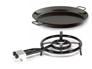 Paella SN Set hořák 50cm + 65cm smaltovaná pánev Vaello Campos P1550, P0265