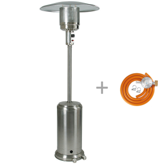 MEVA Zahradní plynové topidlo, zářič ETNA - nerez TZ02002
