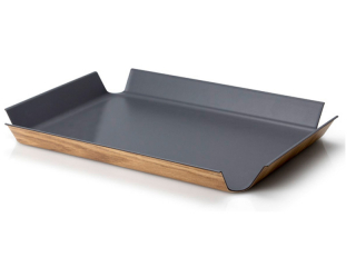 Continenta Protiskluzový servírovací podnos 45cm, šedý, C2902