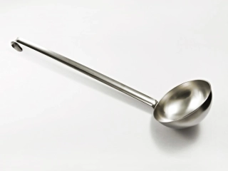 Naběračka s háčkem Ø160mm, délka 63cm, 1,0l nerezová TONER