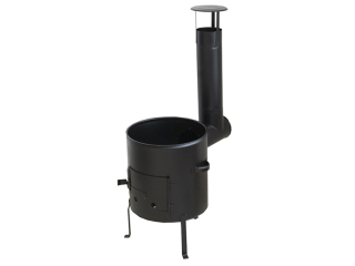 Kotlina 39cm Hobby pod kotlíky 16-20l, kouřovod, krátké nohy KINS