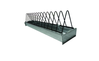 Krmítko kuřecí 50cm nižší, zinkovaný plech KKN50
