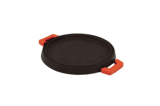 Litinová oboustranná plotýnka 28cm kruhová LAVA Metal LVECOGT28T25