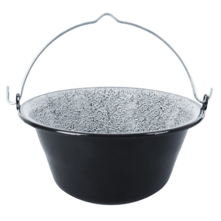 MH Kotlík 25 l smaltovaný / 49 cm s uchem LBS maďarský nad ohniště 254239 Piknik