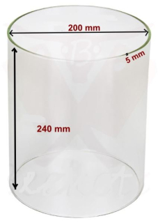 Náhradní sklo pro párkovače Hot Dog 200 mm Beeketal