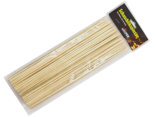 LUCIFER Šašlikové špízy dřevěné 25 cm, 100ks
