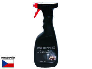 Čistící prostředek na krbová skla 500 ml, rozprašovač LUCIFER