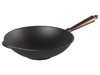 Litinová pánev WOK 30cm, švédská litina SKEPPSHULT 0865T