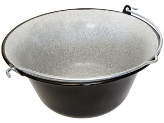 Lucifer Maďarský smaltovaný kotlík 20 l na oheň, 4589