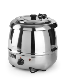 Kotlík na polévku 8l, 230V elektrický, INOX s regulací Hendi 860304