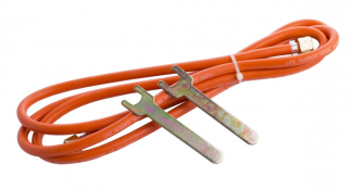 Festa Hadice pro hořáky 5 m, 2x G 3/8" plynová s koncovkami Sulang / Levi 69911