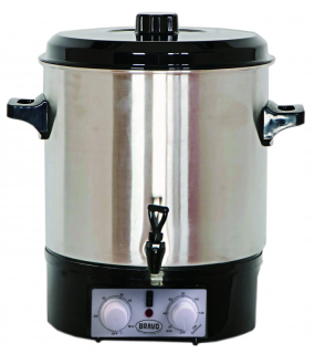 Zavařovací Hrnec B-4501, 27l, nerezový s kohoutem 1800W Bravo, 10600000