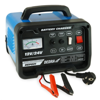 Dedra Nabíječka auto baterií 12V/24V, 25-180Ah + BOOST DEP021