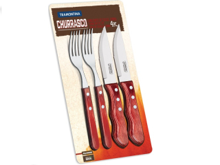 Tramontina BBQ Sada příborů, nože a vidličky 4ks 21198/708