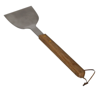 GrandHall Grilovací obracečka na hamburgery s bambusovou rukojetí A06603007T