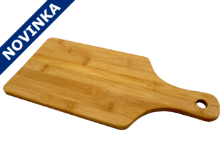Krájecí deska s madlem 44 x 24 cm, Bambus