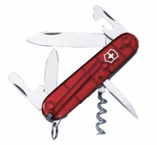 Kapesní nůž SPARTAN, červený - průsvitný, Victorinox