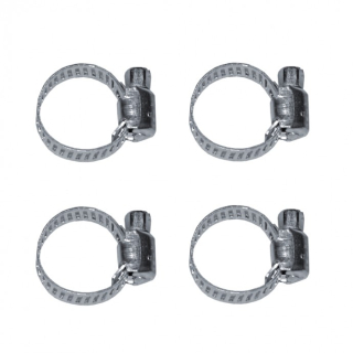 Pansam Hadicové spony 4ks, 11-19mm, nerezové A535409 Dedra