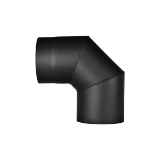 Koleno kouřovodu 90°, 145 mm, 1,5 mm plech VAPK