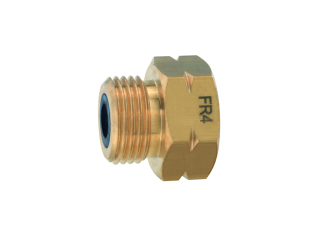 GOK Redukce FR4, W21,8x1/14LH pro připojení DE regulátoru na CZ PB láhev, 09 739 34