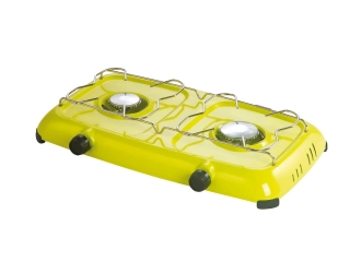MEVA plynový vařič Orlík, 2 hořáky, termopojistka, bez víka, nízkotlaký 2316B zelený