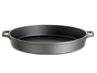 Litinová pánev 60 cm / 9 cm, Gastro PROFI, 2 uši PWI 4503