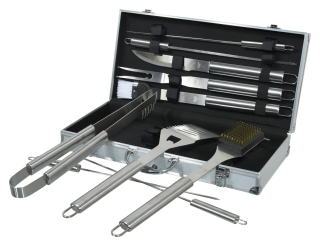 Grilovací nářadí sada 11ks ALU kufřík, Cattara 13105