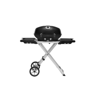 Napoleon Plynový přenosný gril TravelQ PRO285X-BK na skládacím vozíku na PB láhev