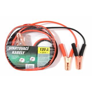 Startovací kabely 120A 2,0m zipper bag Compass 01120