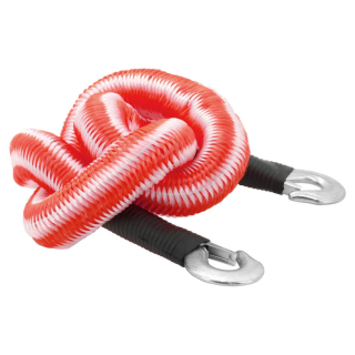 Lano tažné pružné 3000kg s karabinami Compass 01235