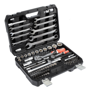 Gola sada 1/2", 1/4" + příslušenství 82 ks Yato 12691