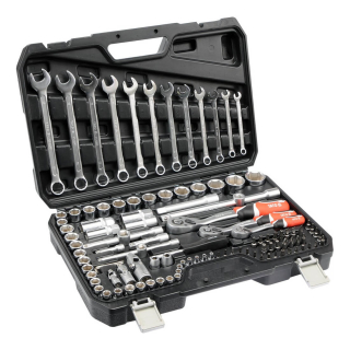 Gola sada 1/2", 3/8", 1/4" + příslušenství 111 ks Yato 38831