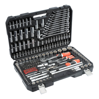 Gola sada 1/2", 3/8", 1/4" + příslušenství 216 ks Yato 38841