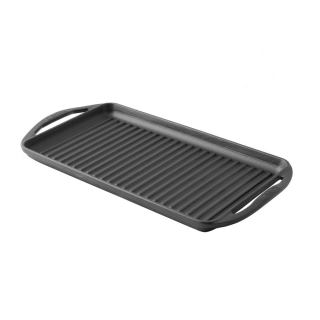 Litinová grilovací plotýnka 23x40 cm Lava Metal LVREGR2340
