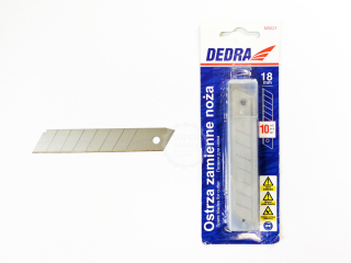 Dedra Náhradní ostří pro odlamovací nože 18mm, 10ks M9021 břity