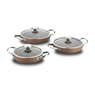 Browni - sada omeletek 18, 20, 22 cm Korkmaz A1302