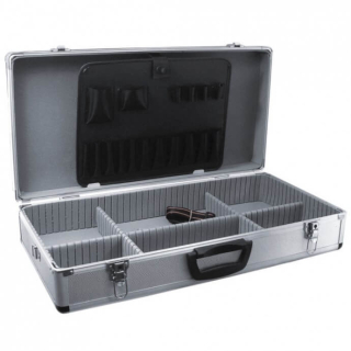 Aluminiový kufřík na nářadí 640x320x150 stříbrný Dedra N0007