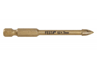 Vrták 6 mm na sklo, keramiku, dlažbu Festa 24782