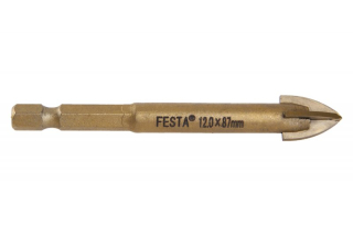 Vrták 12 mm na sklo, keramiku, dlažbu Festa 24785