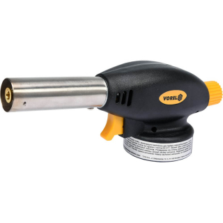 Plynový hořák 1,3 kW s piezo zapalováním Toya 73413 Vorel EN417 na kartuše