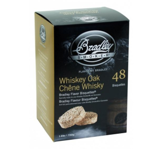 Whiskey-dub udící briketky 48 kusů, Bradley Smoker BTWOSE48