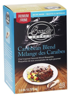 Caribbean Blend Premium udící briketky 48 kusů, Bradley Smoker BTCB48
