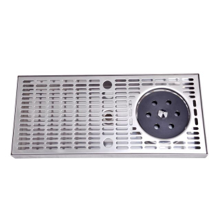 Lindr Odkapní miska NEzapuštěná 400x180x30mm nerez + ostřik POL03127