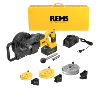REMS Akku-Curvo Set 15-18-22, 230V elektrická-aku 22V ohýbačka trubek 580051