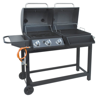 Gril DUET 2 in 1 na plyn, dřevěné uhlí Cattara 13041