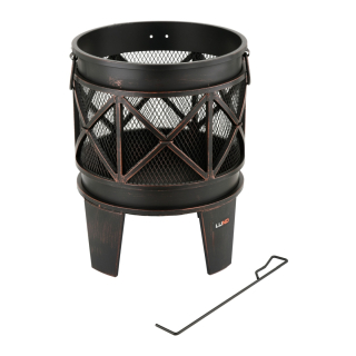 LUND Zahradní ohniště ocelové 2v1, 42cm TO-99702, smaltované