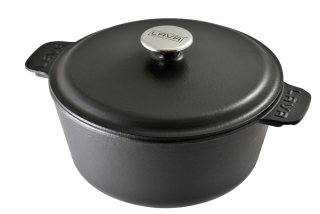 Litinový hrnec kulatý 26 cm - ECO Lava LVECOYTC26K7