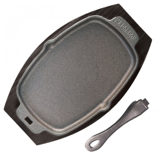 Napoleon pánev litinová 19x25 cm s odnímatelnou rukojetí s podložkou 56008