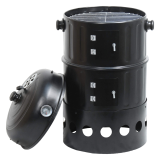 Gril na dřevěné uhlí 40 cm Pisa 3v1 Cattara 13032