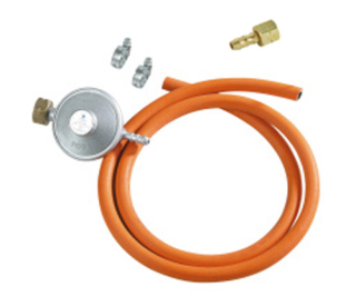 WG-SN set regulátor 30 mbar, hadice 1m, 2x spona, 6614 redukce G1/4"